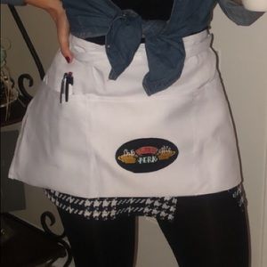 Friends Central Perk White Waist Apron